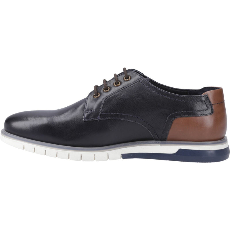Pod Cillian Leather Men's Navy Lace-Up Shoes