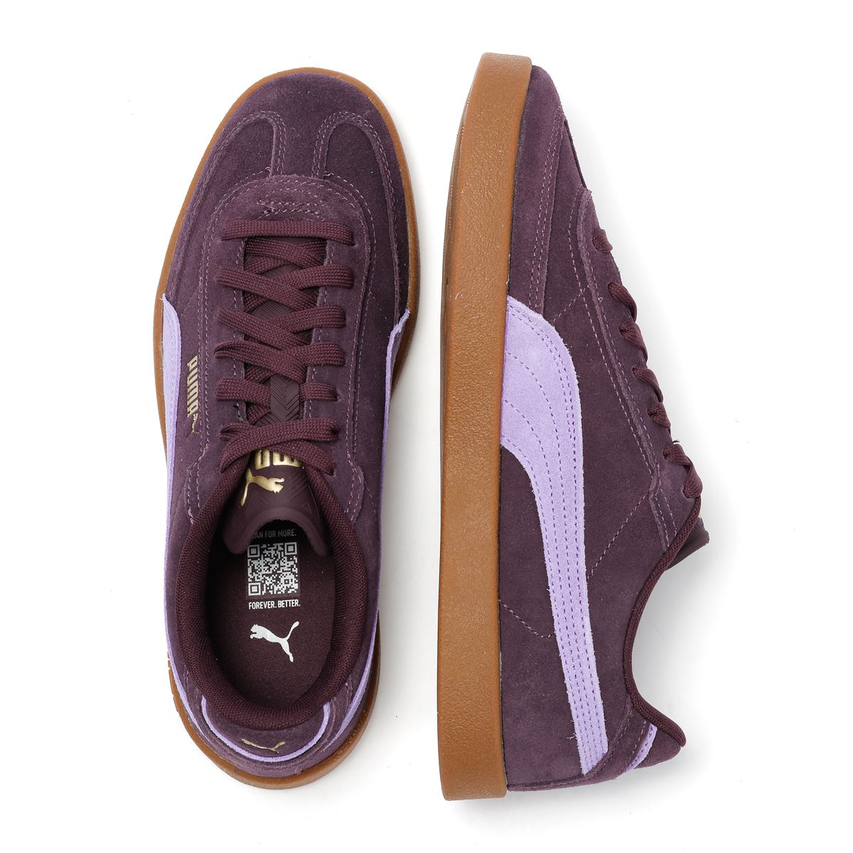 Puma Club II Era Suede Plum Sneakers