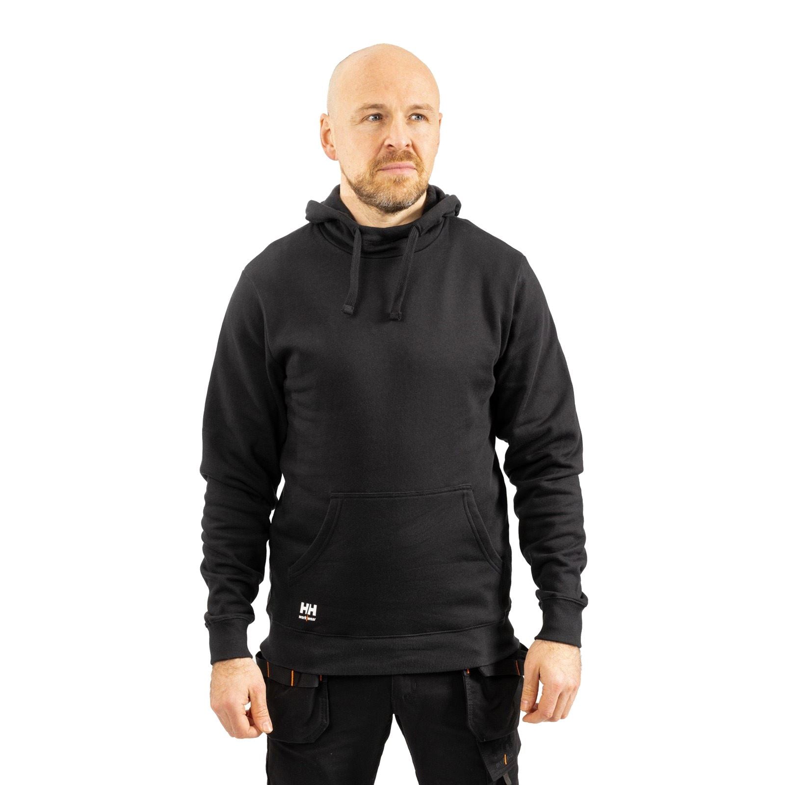 Helly Hansen Workwear Manchester Cotton Men's Black Hooded Sweatshirt