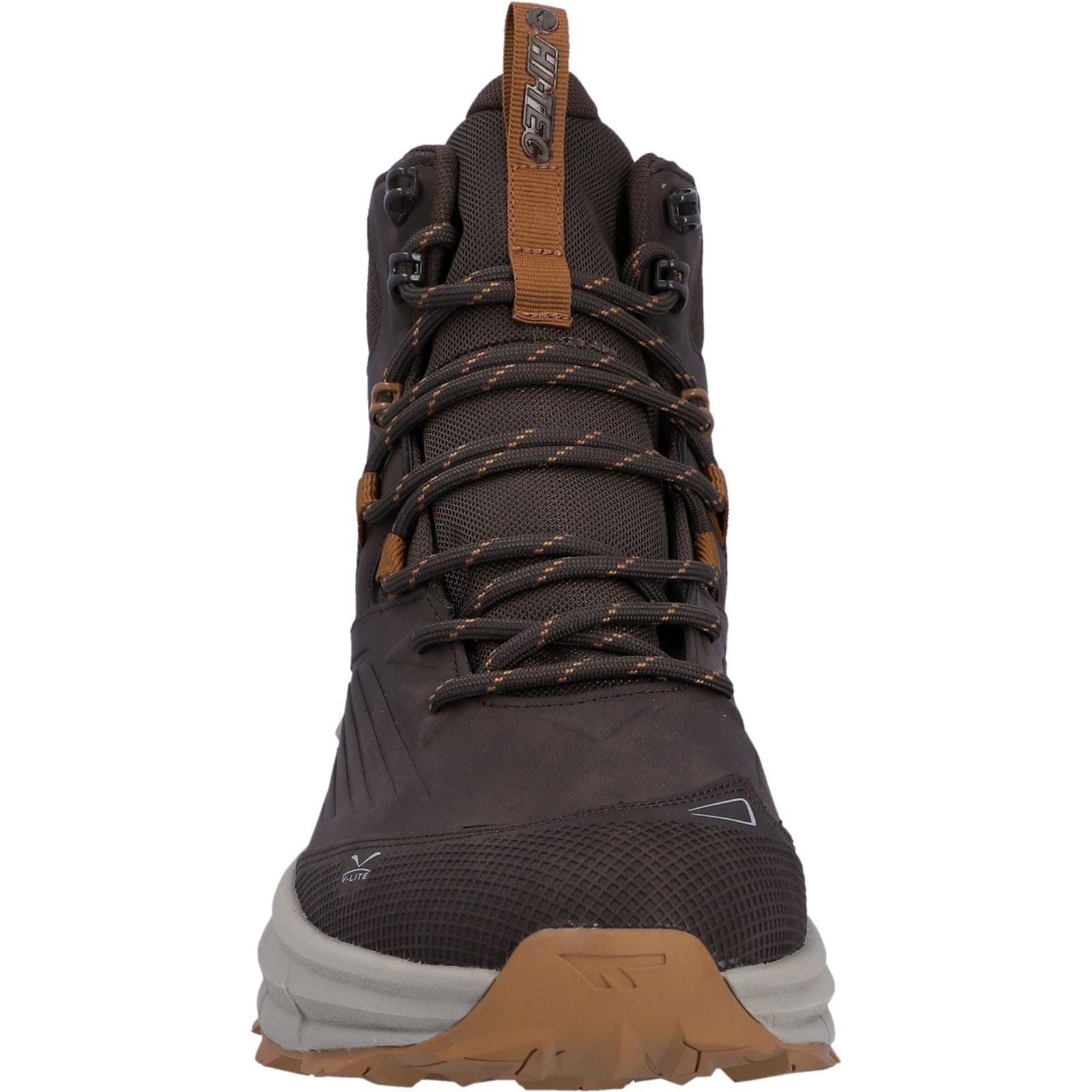 Hi-Tec Fuse Trek Mid Synthetic Men's Steel/Charcoal/Bright Marigold Hiking Boots