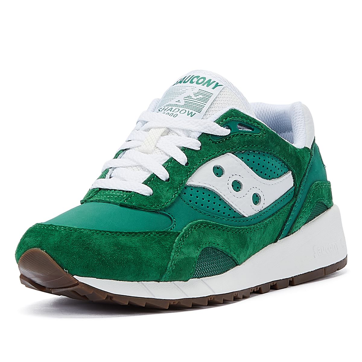 Saucony Shadow 6000 Green/White Sneakers
