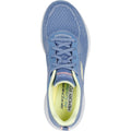 Skechers Flex Appeal 5.0 Cruising Thru Textile Women's Blue/Lime Sneakers