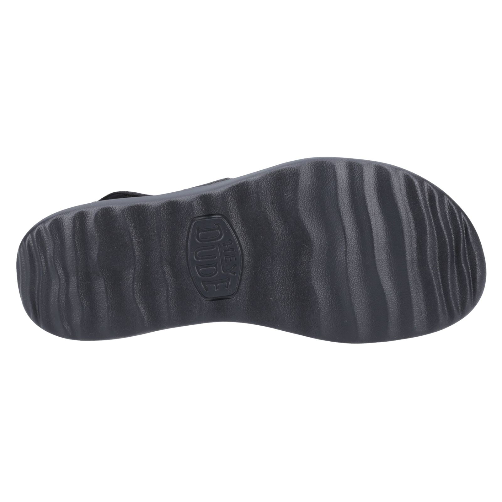 HEYDUDE Collins Mono Sport Textile Women's Black Sandals