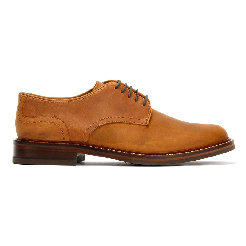 Chapman & Moore Plain Derby Country Oiled Leather Men's Tan Shoes