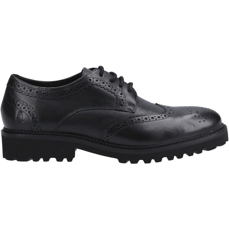 Hush Puppies Gabi Lace Up Leather Girls's Black Brogues