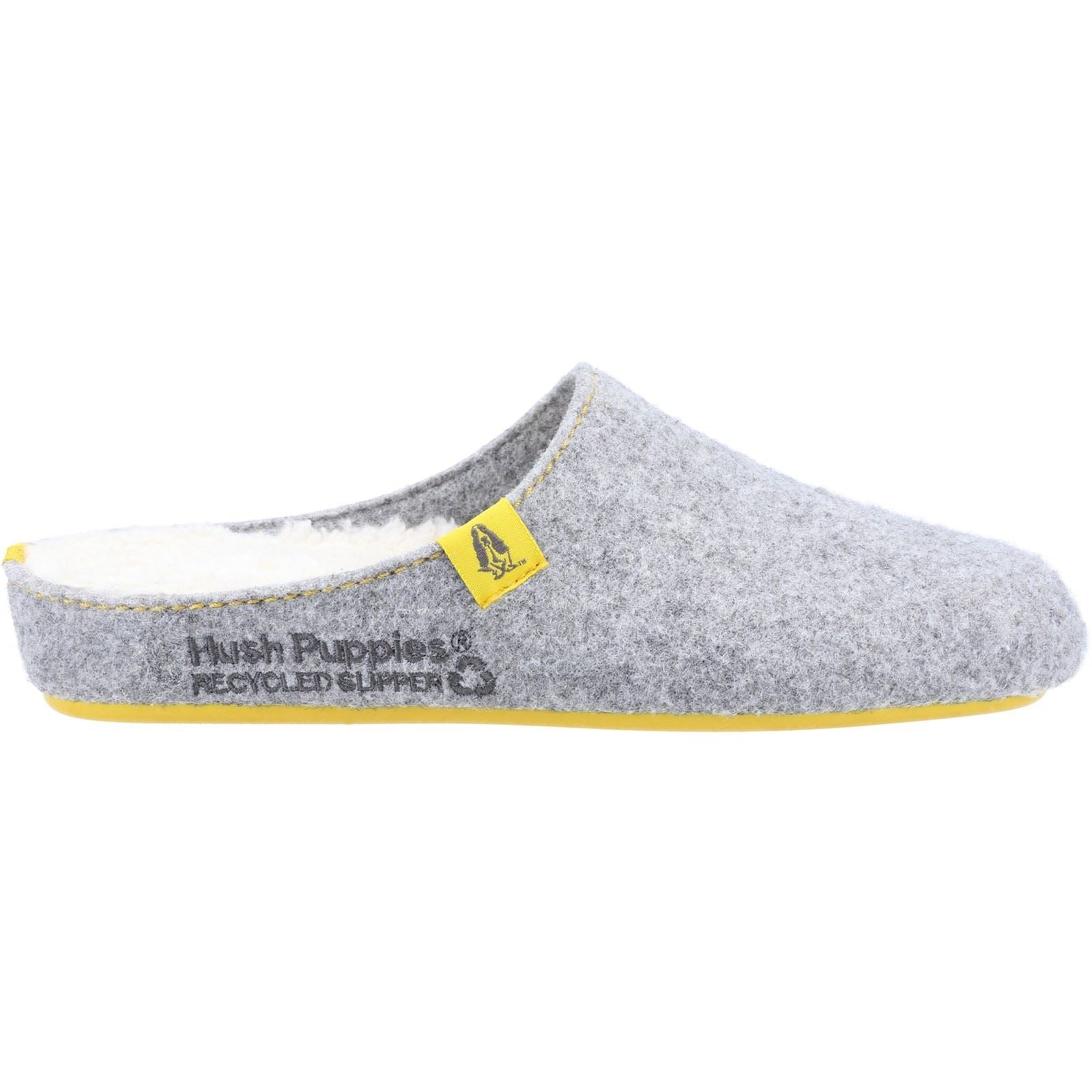 Hush Puppies The Good 90% Recycled RPET Synthetic Women's Grey Slippers