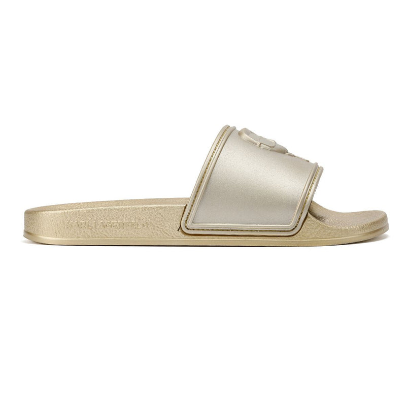 Karl Lagerfeld Kondo 2.0 Karl NFT Women's Gold Slides