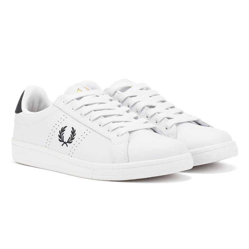 Fred Perry Cupsole Leather Men's White/Navy Sneakers