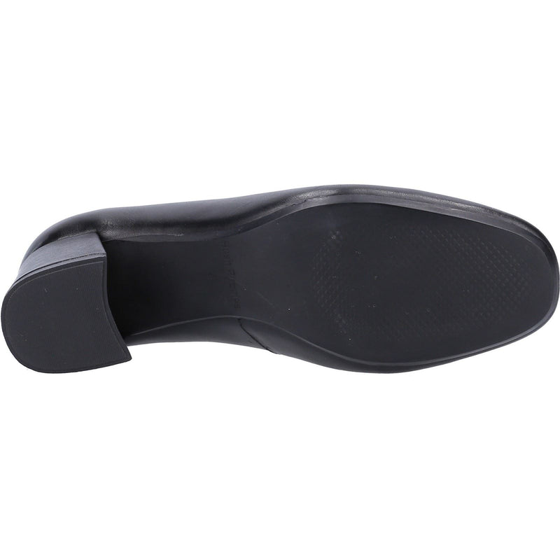 Hush Puppies Alicia Court Shoe Leather Women's Black Heels