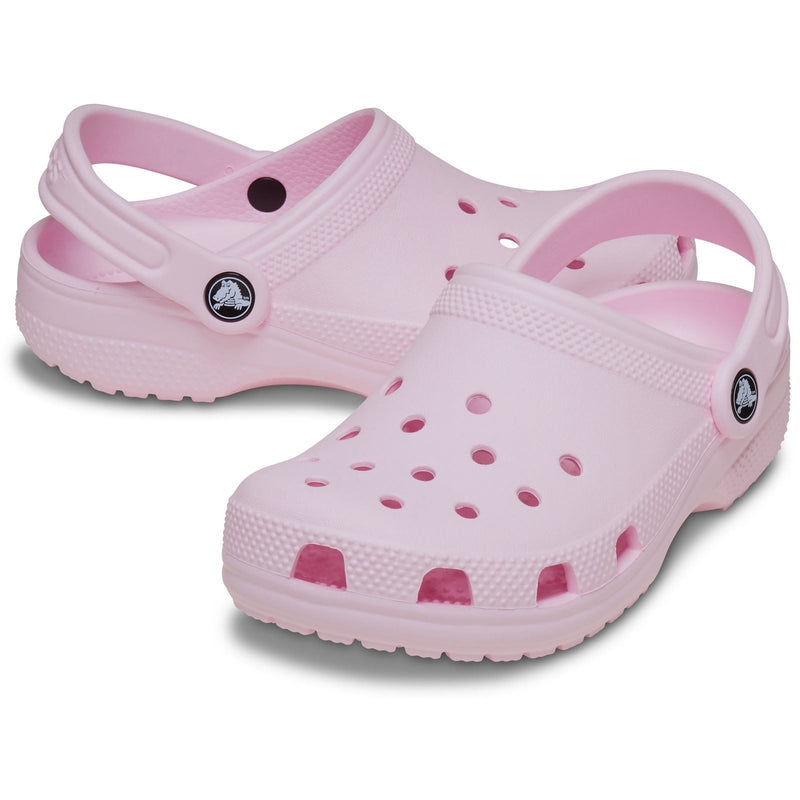 Crocs Kids' Classic Clog Synthetic Pink Milk Loafers