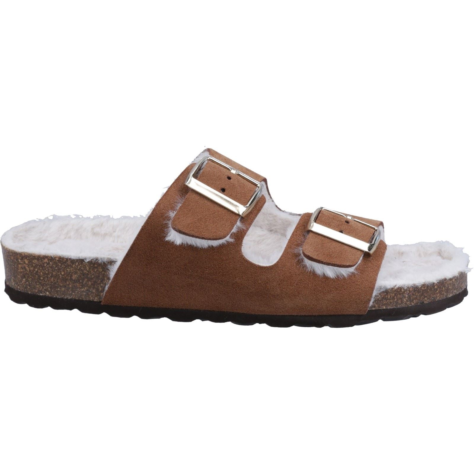 Hush Puppies Jessie Leather Women's Tan Sandals