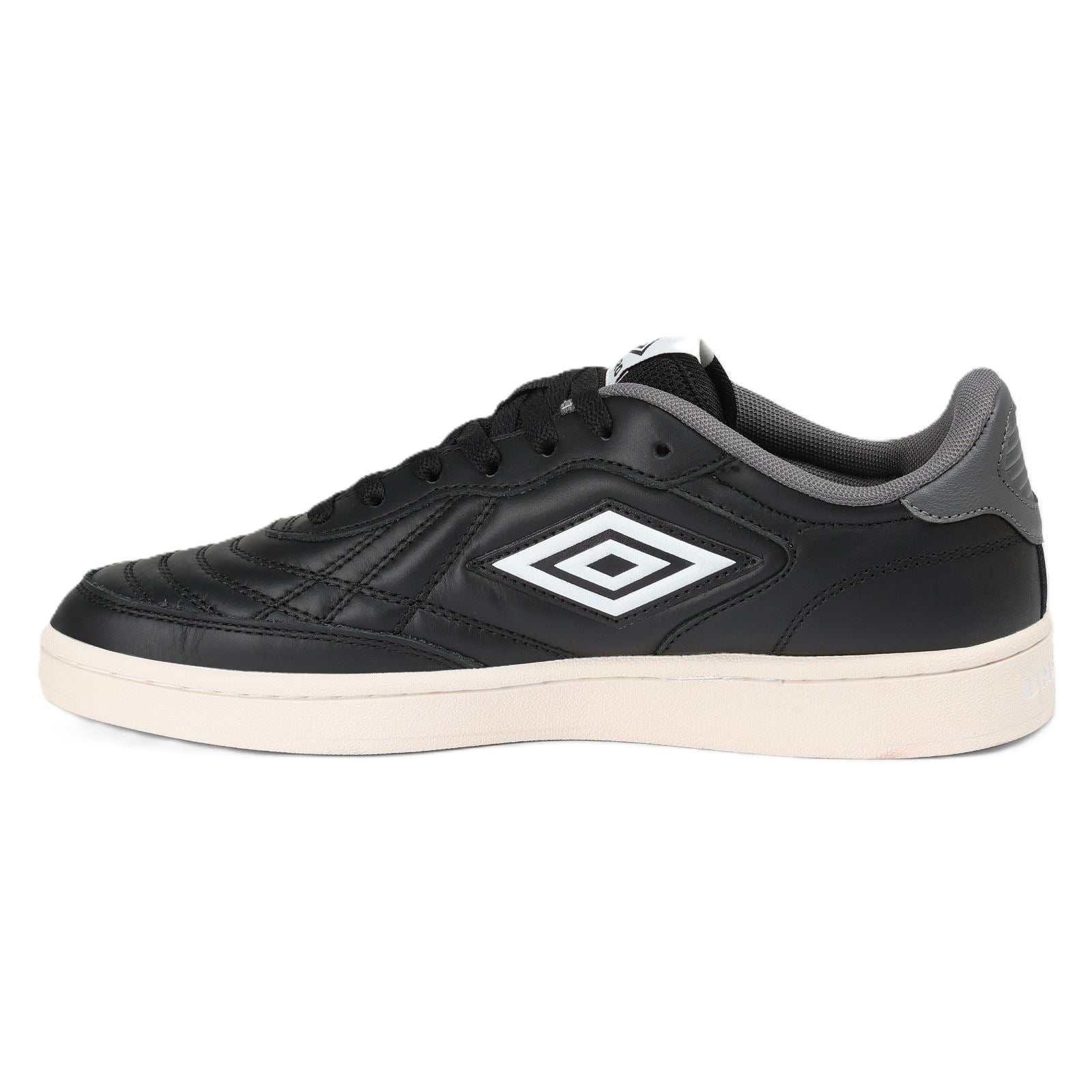 Umbro Clayton Leather Black/Castlerock/White Sneakers