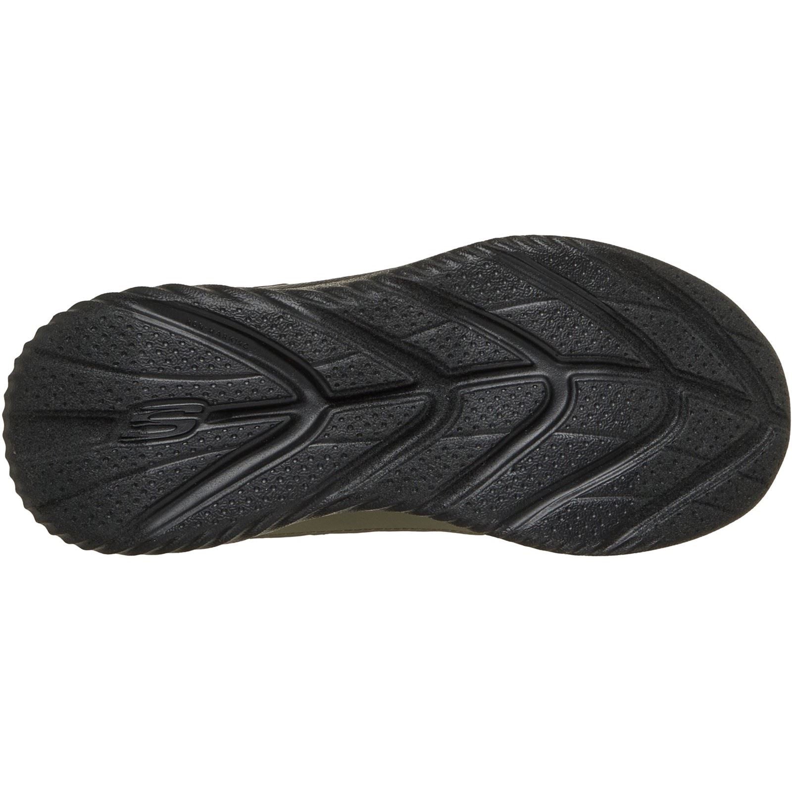 Skechers Bounder 2.0 Aqua Pace Boy's Black/Olive Trainers