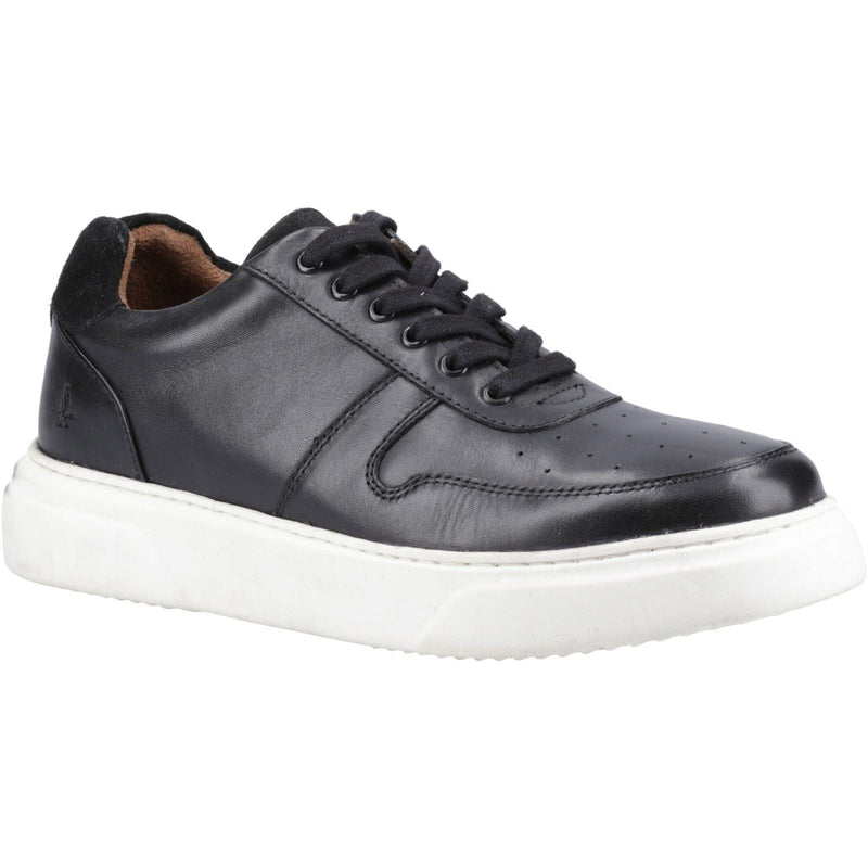 Hush Puppies Wyatt Leather Men's Black Sneakers