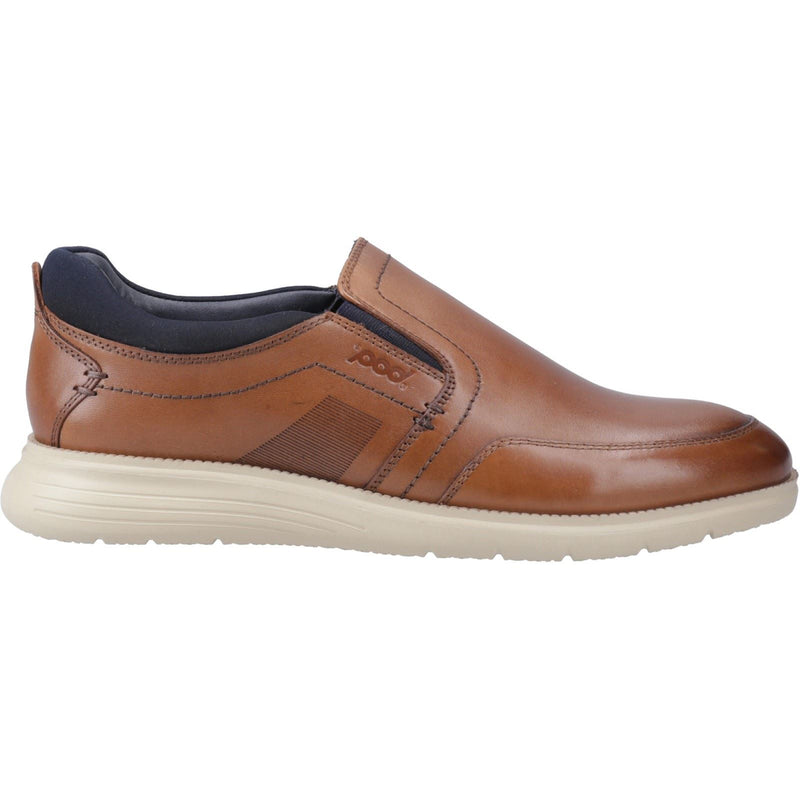 Pod Holden Leather/Textile Men's Cognac Sneakers