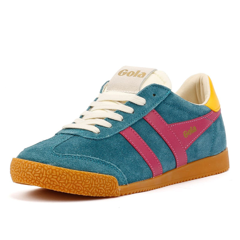 Gola Elan Suede Women's Peacock/Fuchsia Sneakers