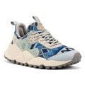 Flower Mountain Kotetsu Knit Women's Blue Aztec Sneakers