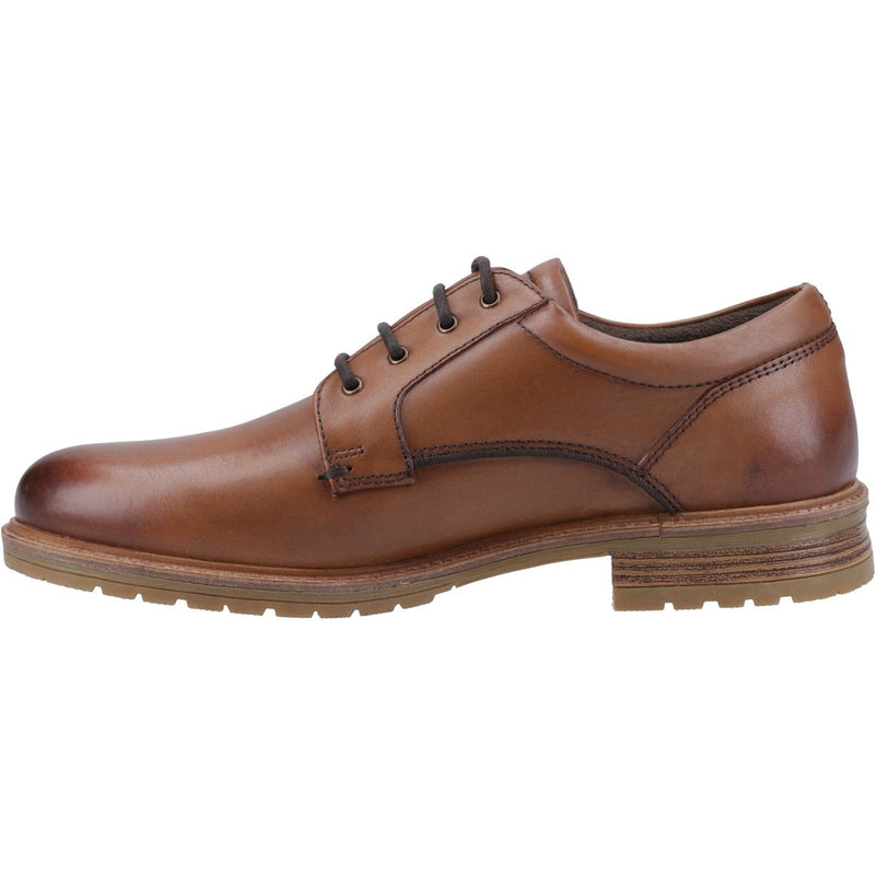 Hush Puppies Richie Leather Men's Tan Lace-Up Shoes