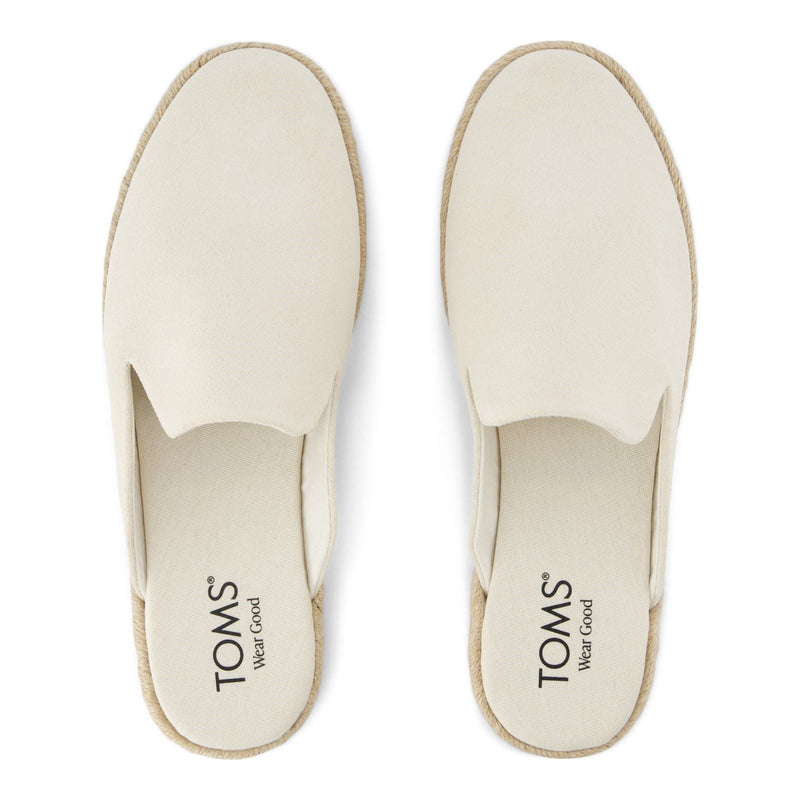 TOMS Santiago Mule Leather Women's Light Sand Mules