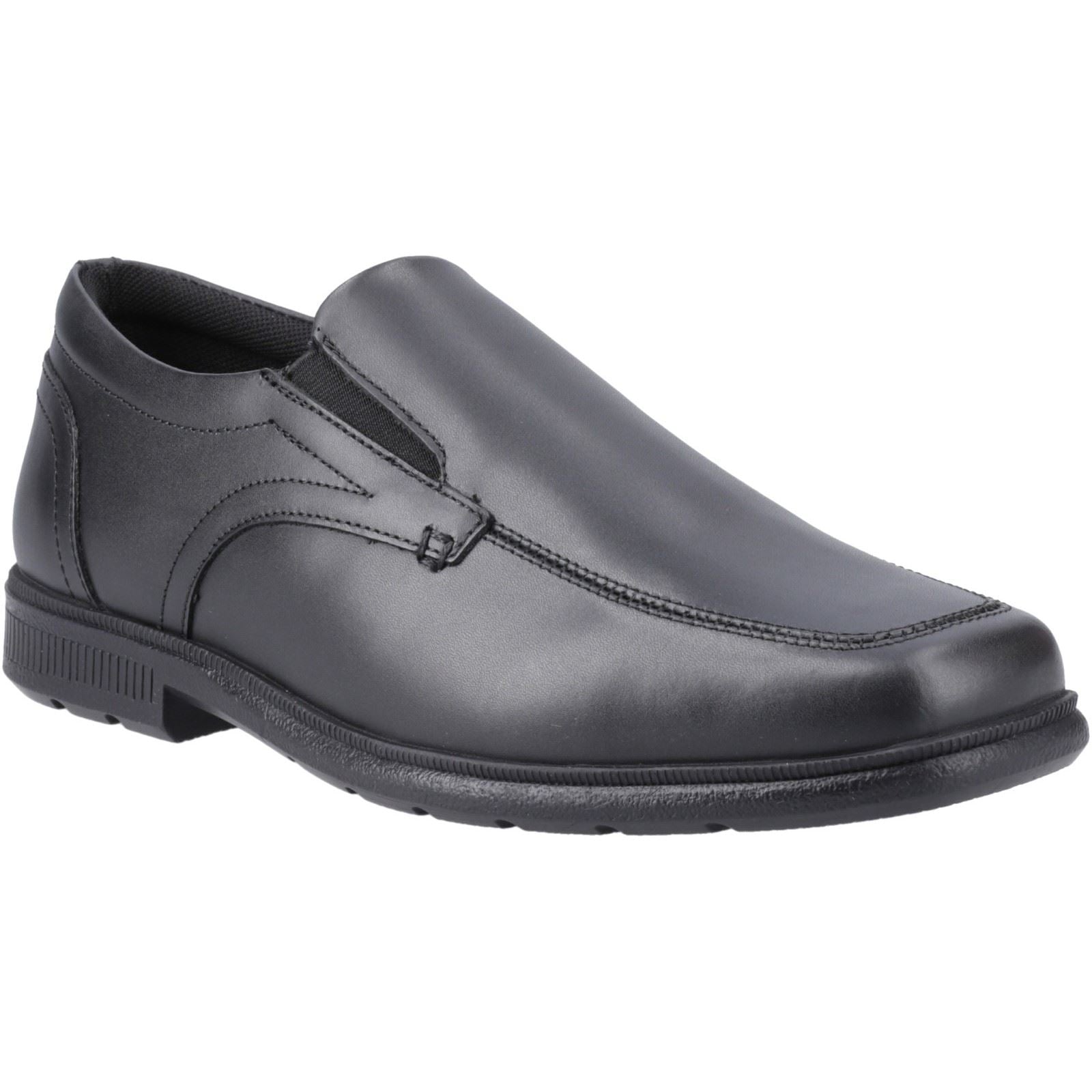 Pod Carpenter Leather Boys's Black Loafers