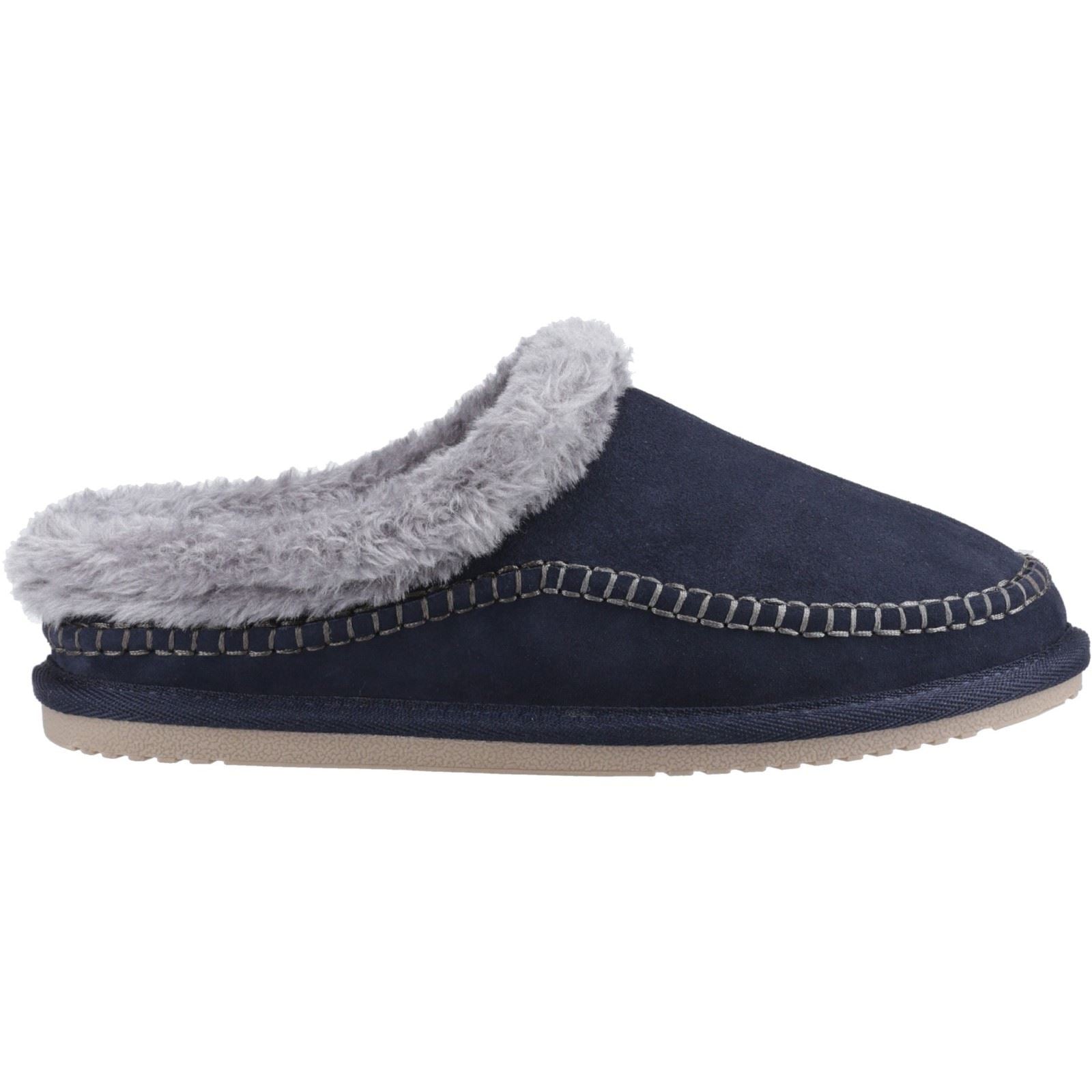 Hush Puppies Atticus Suede Men's Navy Slippers