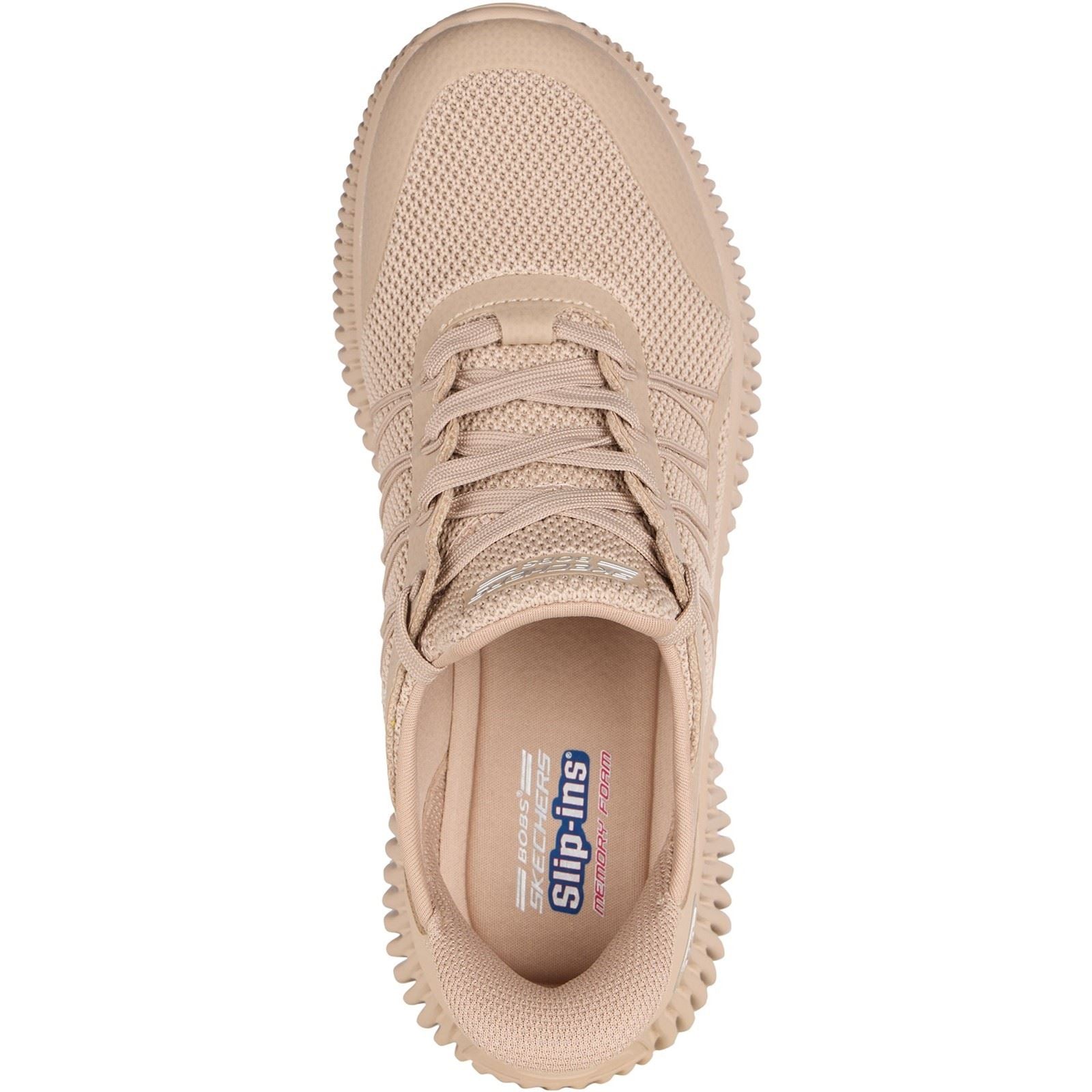 Skechers BOBS Geo Lite Divine Pace Women's Tan Sneakers