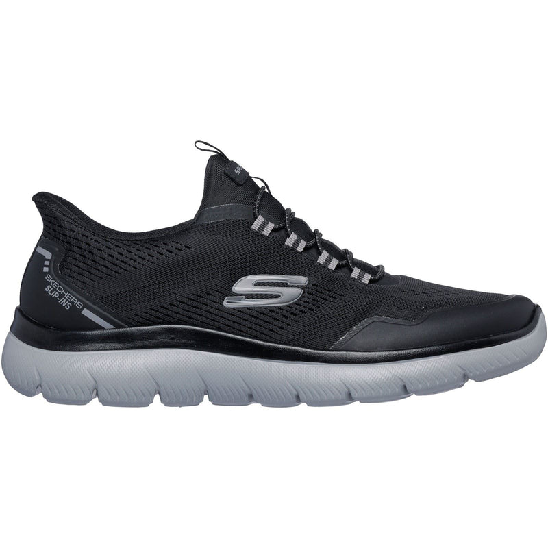 Skechers Summits Top Rate Textile Men's Black/Charcoal Sneakers