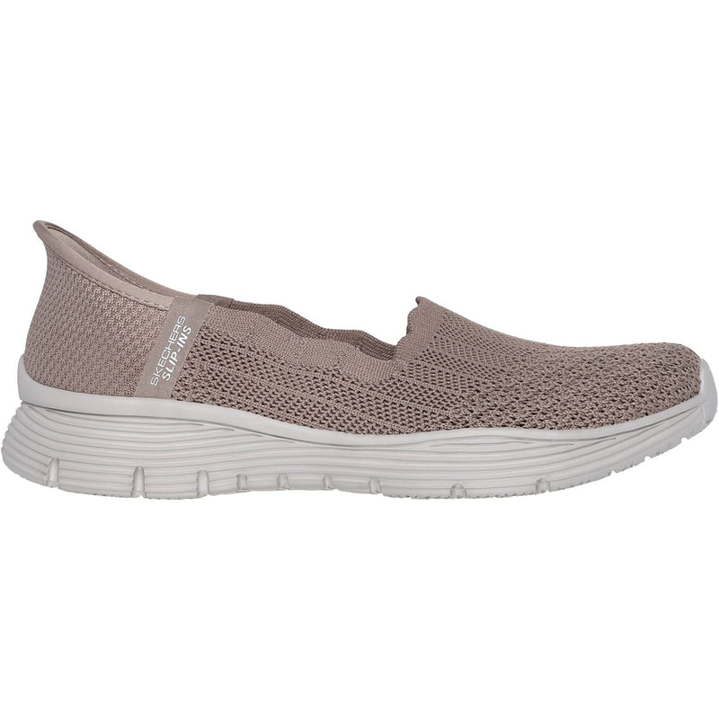 Skechers Seager Believe It Textile Women's Dark Taupe Sneakers