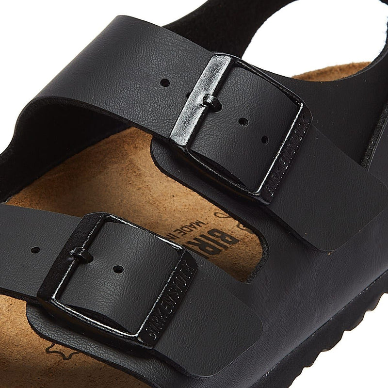 Birkenstock Milano Birko Flor Black Narrow Sandals