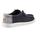 HEYDUDE Wally Jute Jute Men's Black/Granite Grey Moccasins Shoes