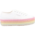 Superga 2790 Multicolor Rope 100% Cotton Women's White/Candy Multicolour Sneakers