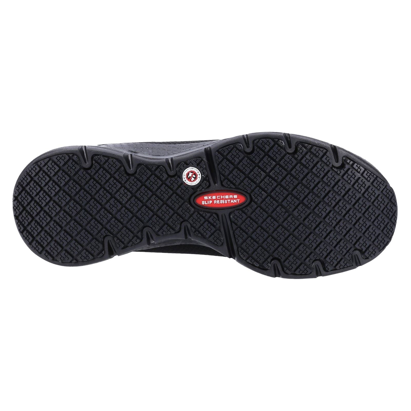 Skechers Workwear Arch Fit Sr Polyester Women's Black Safety Sneakers