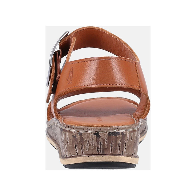 Hush Puppies Ellie Leather Women's Tan Sandals
