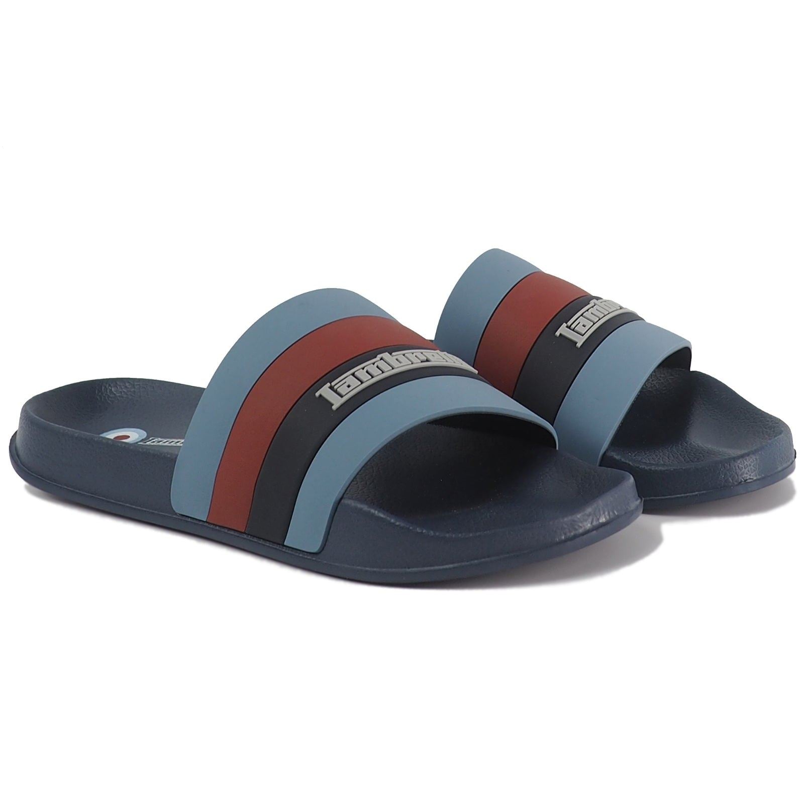 Lambretta Prince Men's Navy Slides
