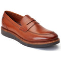 Base London Sid Leather Men's Tan Loafers