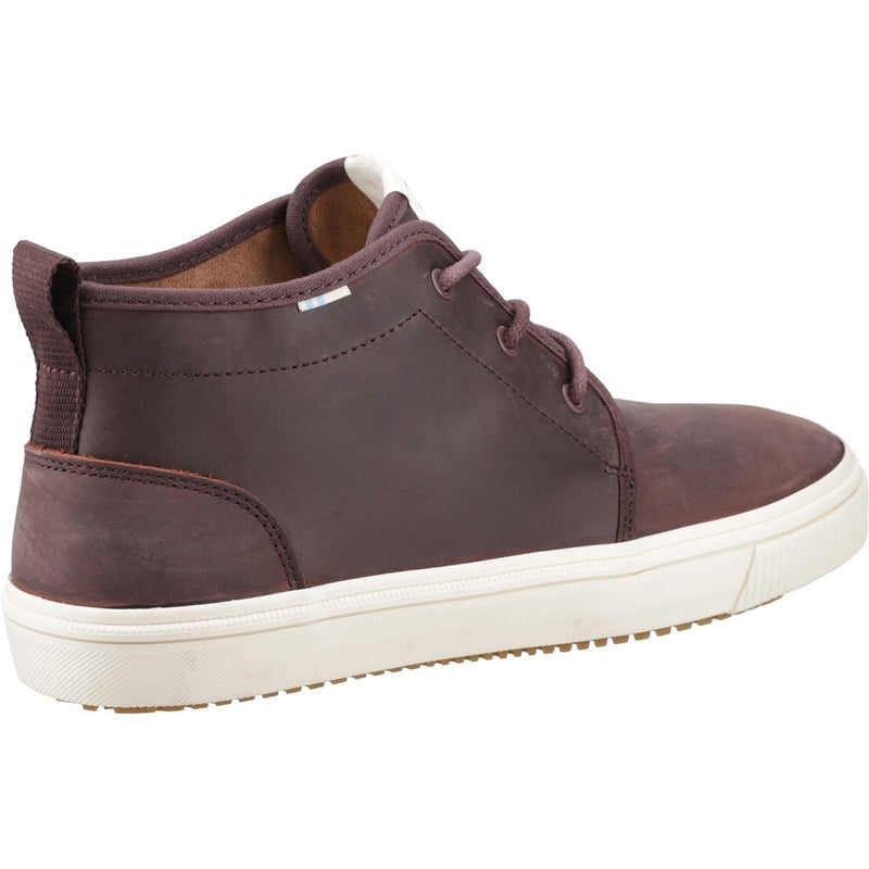 TOMS Carlo Mid Terrain Leather Men's Clover Brown Sneakers