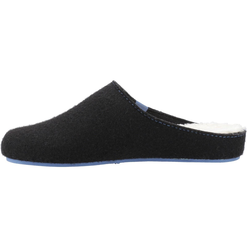 Hush Puppies The Good Slipper 90% Recycled RPET Synthetic Men's Black/Blue Slippers
