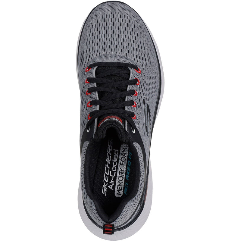 Skechers Relaxed Fit Edgeride Contention Synthetic Men's Charcoal/Black Sneakers