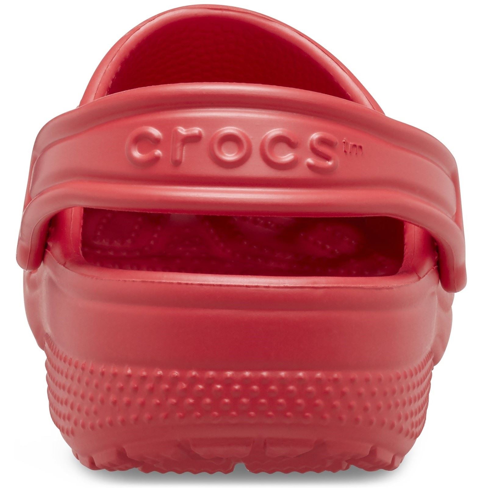 Crocs Toddler Classic Croslite Rubber Varsity Red Loafers