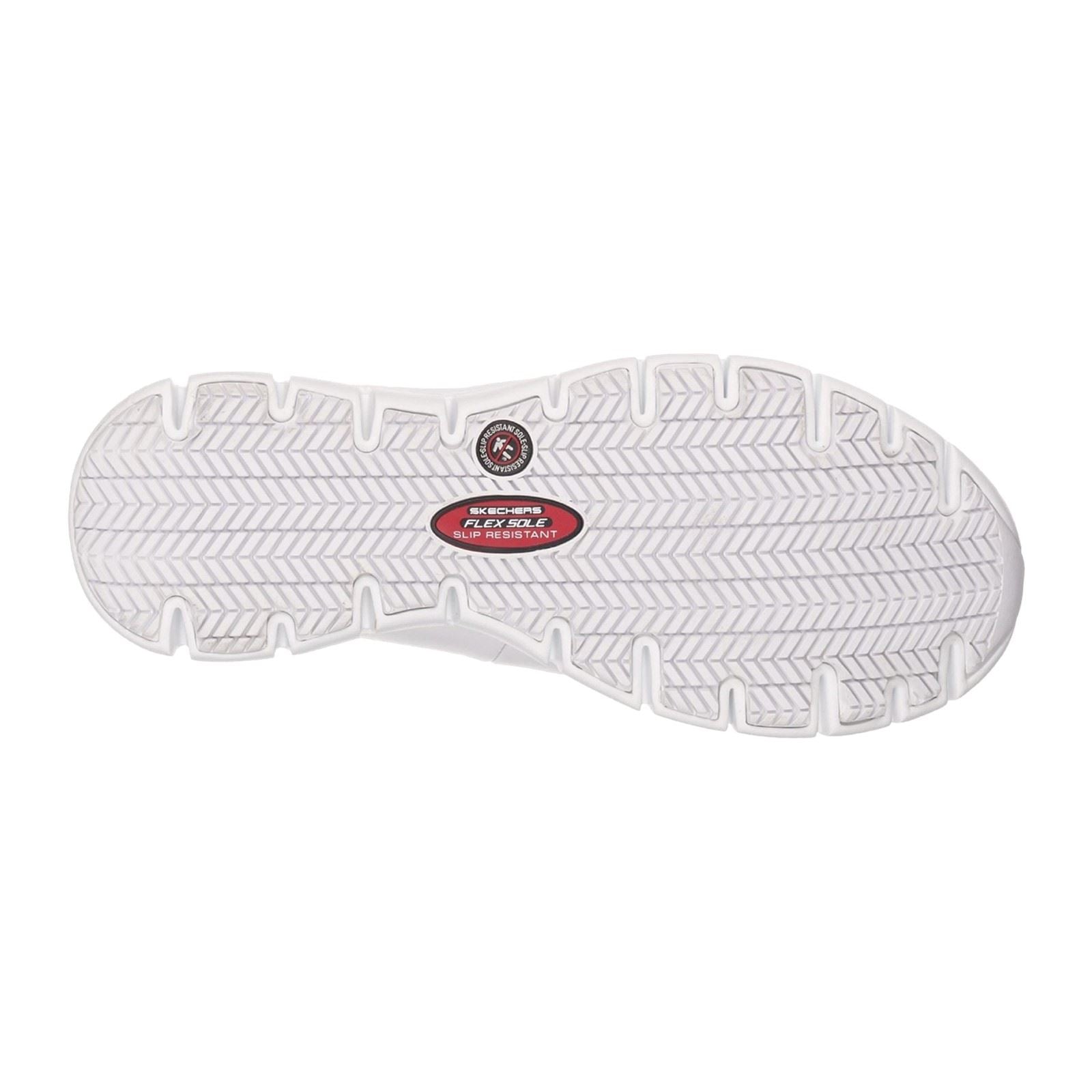 Skechers Workwear Sure Track Leather Women's White Sneakers