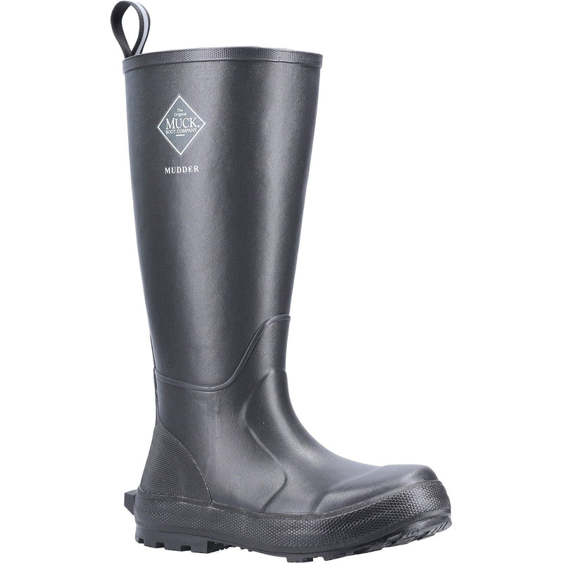 Muck Boots Mudder Tall Rubber Black Wellington Boots