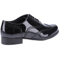 Hush Puppies Kada Youth Black Patent Leather Brogues