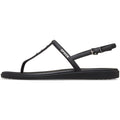 Crocs Miami Studded Thong Flip Thermoplastic Women's Black Sandals