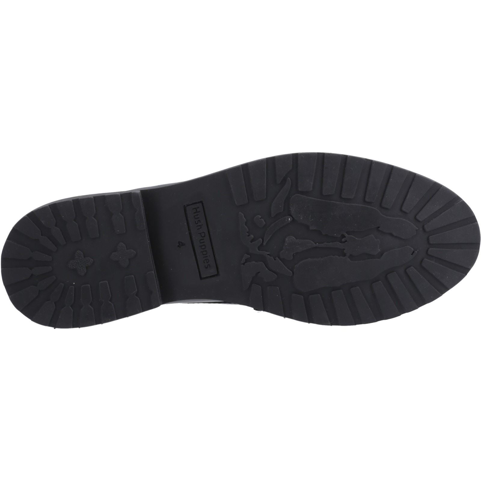 Hush Puppies Verity Patent Snaffle Leather Women's Black Loafers