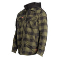 Hard Yakka Quilted Flannel Shacket Men's Green Shirt Jacket