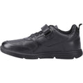 Hush Puppies Alfie Bungee Snr Leather Boys's Black Shoes