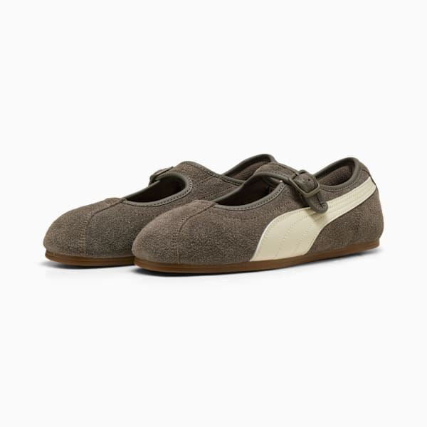 Puma Tacklette Suede Women's Matte Bronze/Alpine Snow Sneakers