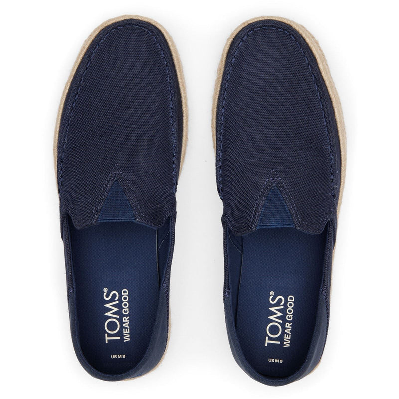TOMS Alonso Jute Men's Navy Espadrilles