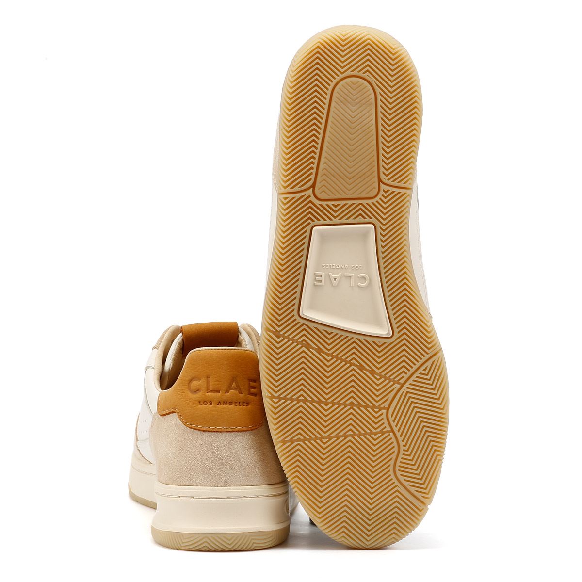 Clae Haywood Men's Fog Leather Safari Sneakers