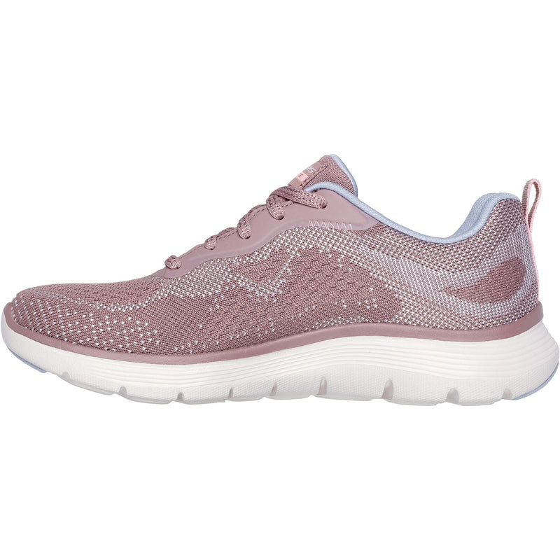 Skechers Flex Appeal 5.0 Cruising Thru Textile Women's Mauve/Light Blue Sneakers